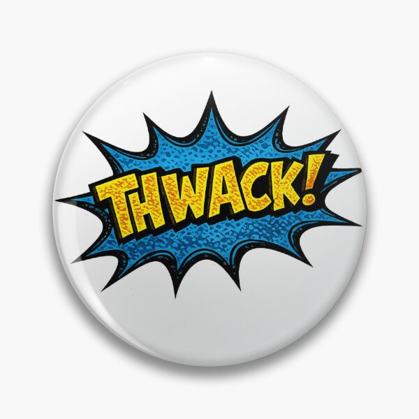 Item preview, Thwack! Comic Book Pop Art Kapow Graphic for Retro Superhero Fans designed and sold by RickE.