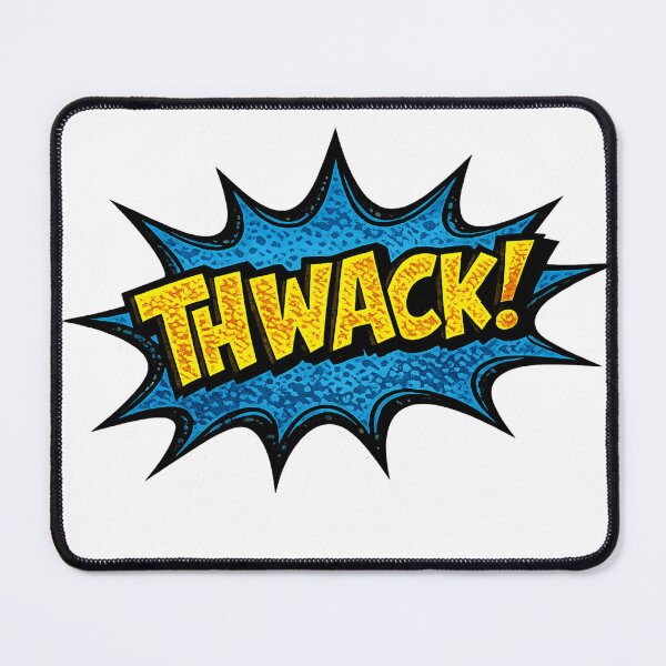 Item preview, Thwack! Comic Book Pop Art Kapow Graphic for Retro Superhero Fans designed and sold by RickE.