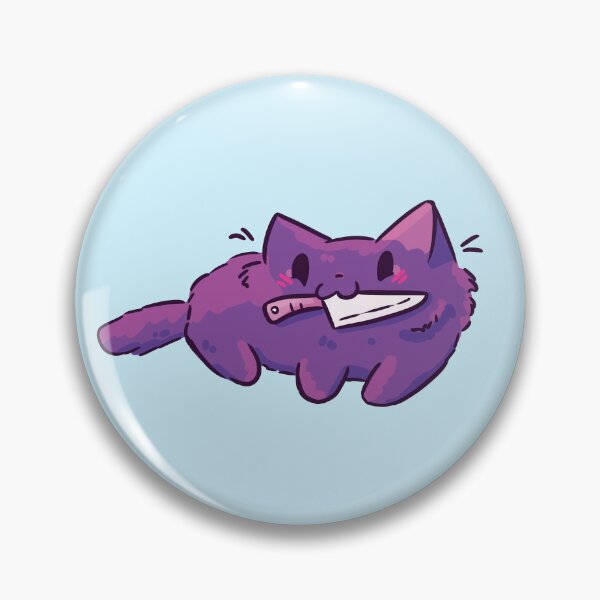 Item preview, Mischievous Knife Cat designed and sold by ZephyrVyn.