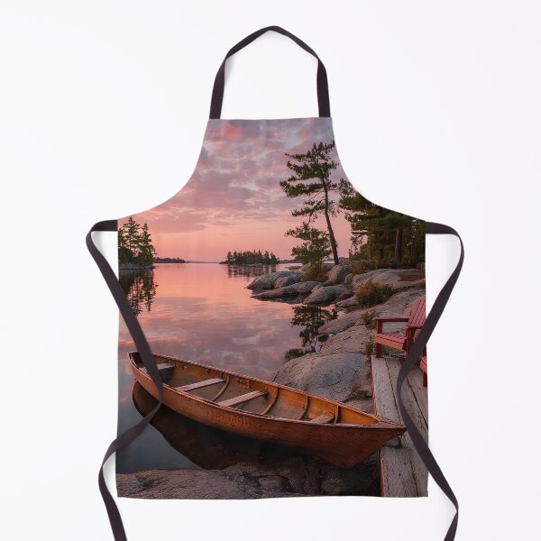 Item preview, Ontario Muskoka Sunset Dock Retreat designed and sold by daila70.