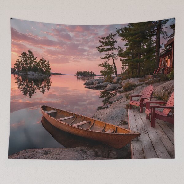 Artikelvorschau, Ontario Muskoka Sunset Dock Retreat entworfen und verkauft von daila70.