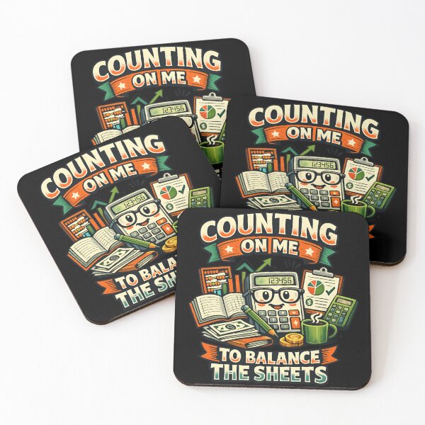 Item preview, Counting On Me To Balance The Sheets - Funny Accountant designed and sold by SidTastic .