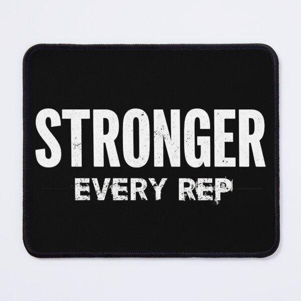 Item preview, Stronger Every Rep Exciting It’s Powerful | Motivation Design designed and sold by guchieworldcollection.