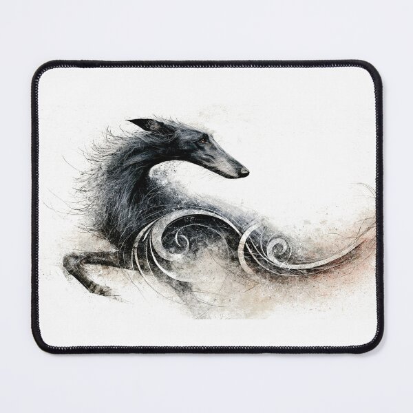 Item preview, Scottish Celtic deerhound sketch designed and sold by aghnadarragh.