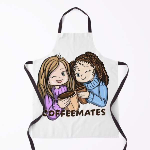 Item preview, Coffee mates girls who loves coffee t shirt stickers designed and sold by Maryart8.