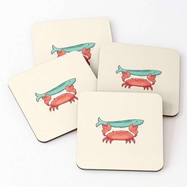 Item preview, Crab Holding Fish designed and sold by ZephyrVyn.