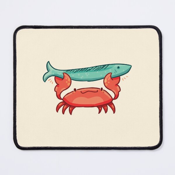 Item preview, Crab Holding Fish designed and sold by ZephyrVyn.