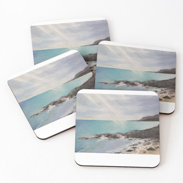 Item preview, Sunlit Rocky Coastline designed and sold by Art Mill Collective.