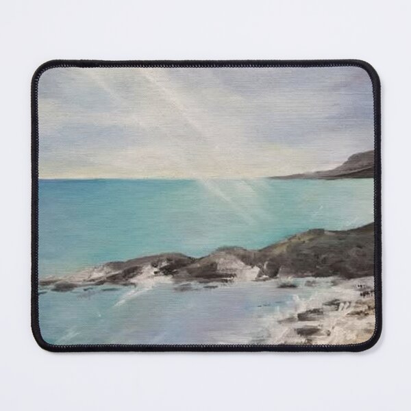 Item preview, Sunlit Rocky Coastline designed and sold by Art Mill Collective.
