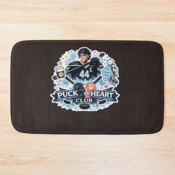 Item preview, Puck Heart Club Cute Hockey Lover Design designed and sold by Artbysarmina.