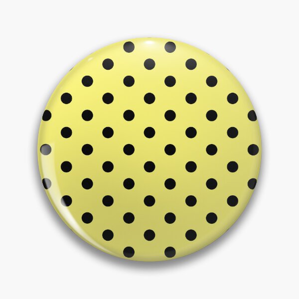 Item preview, Mini Polka Dot Pale Yellow and Black designed and sold by Jeallan Designs.