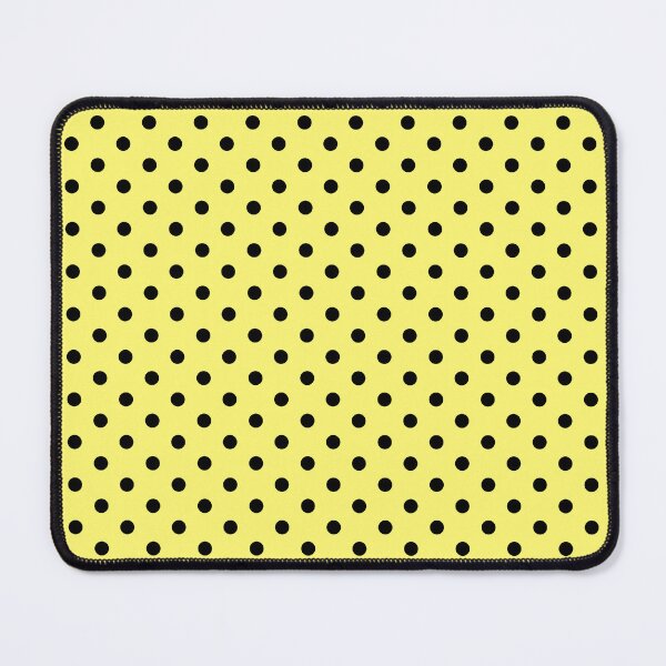 Item preview, Mini Polka Dot Pale Yellow and Black designed and sold by Jeallan Designs.