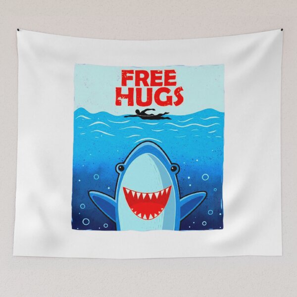 Item preview, SHARK - FREE HUGS designed and sold by KOTB10.