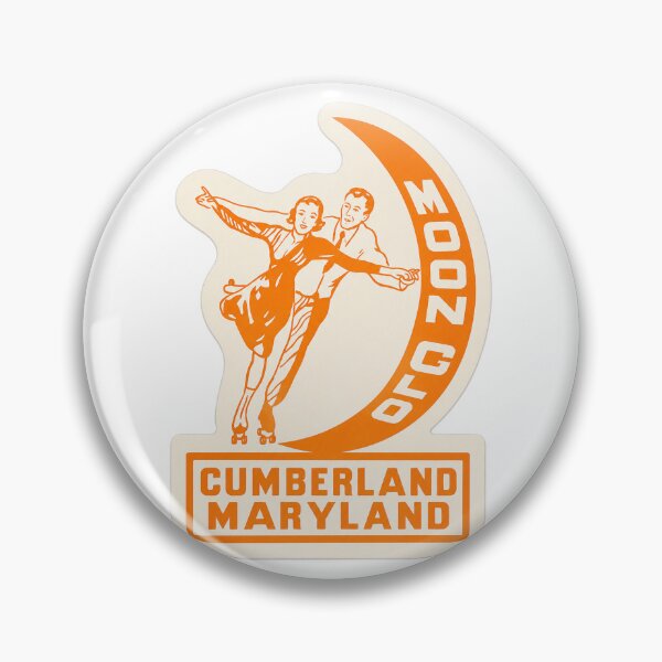 Item preview, Moon Glo Cumberland Maryland Roller Skating Rink Sticker Decal Label designed and sold by tislord.