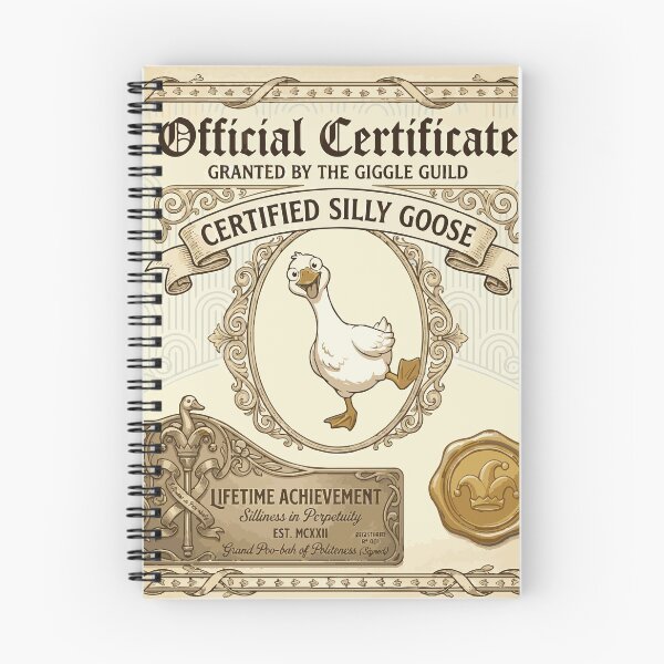 Item preview, Certificate of Silliness designed and sold by PuddlesDesigns.