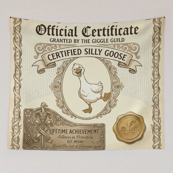 Item preview, Certificate of Silliness designed and sold by PuddlesDesigns.