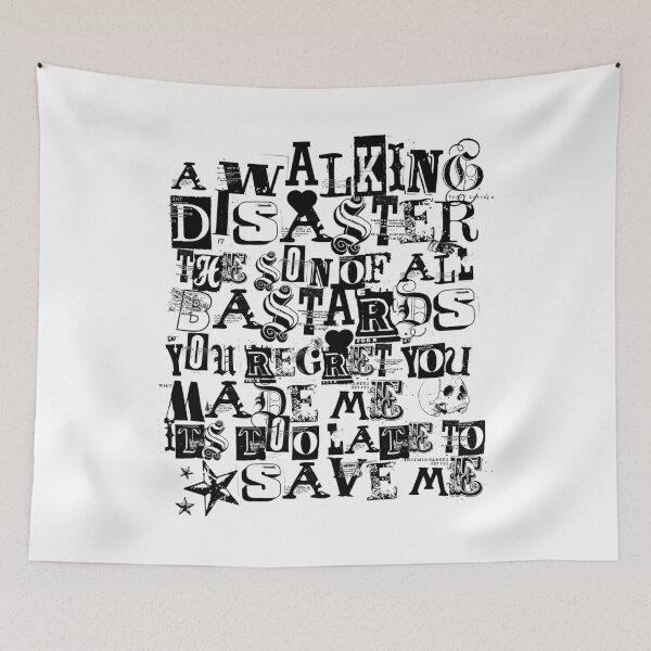 Item preview, Walking Disaster - Alternative Grunge Typography Design designed and sold by Darkmosfear.