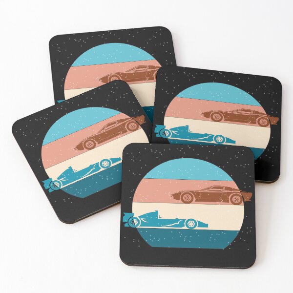 Item preview, Vintage Formula 1 and Classic Sports Car Retro Sunset designed and sold by NeededTees.