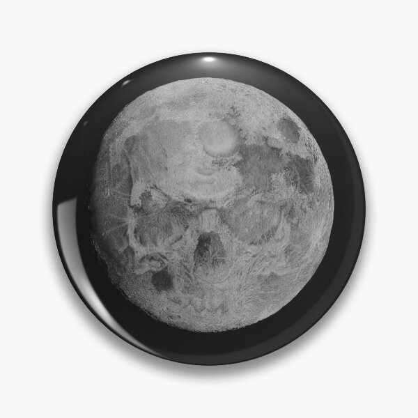 Item preview, Moon and Skull — Hyperrealistic Charcoal Illustration in Black and White designed and sold by David Mateo ArtWorks.
