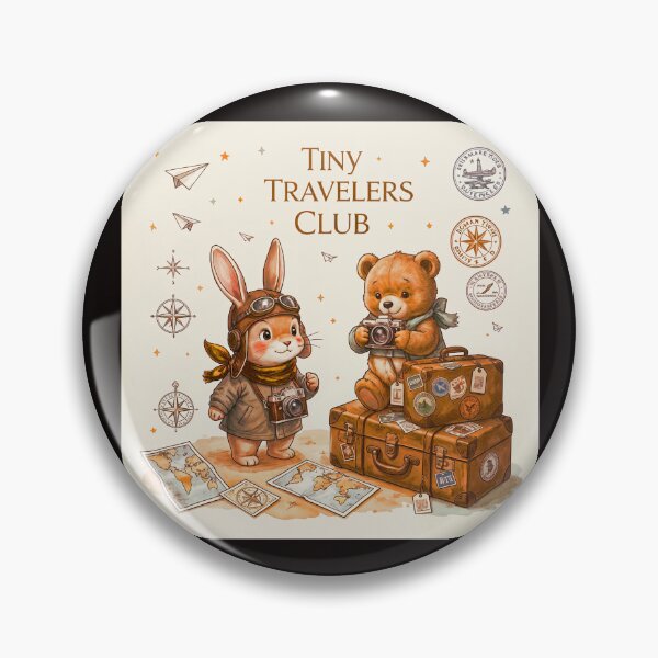 Item preview, Tiny Travelers Club for Dreamers & Little Explorers #1 designed and sold by Helios Be. Lavsh.