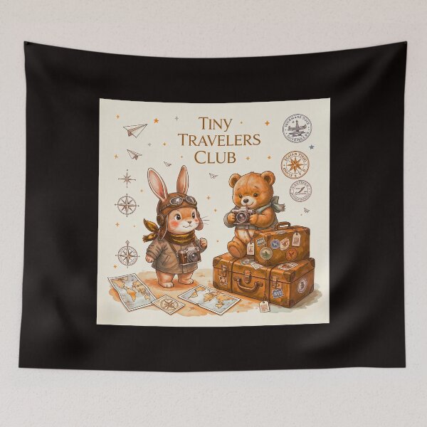 Item preview, Tiny Travelers Club for Dreamers & Little Explorers #1 designed and sold by Helios Be. Lavsh.