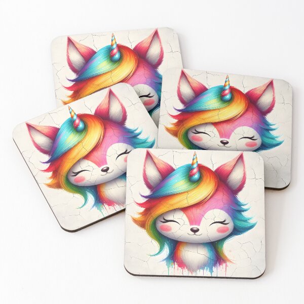 Item preview, Zen Unicorn Fox, Ai Generated Art designed and sold by ACC .