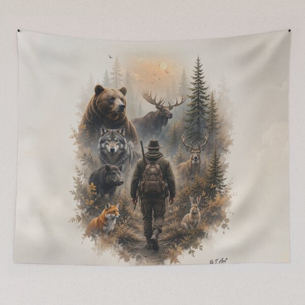 Item preview, The Hunter , Into the Wild Silence  designed and sold by TammyHunterArt.