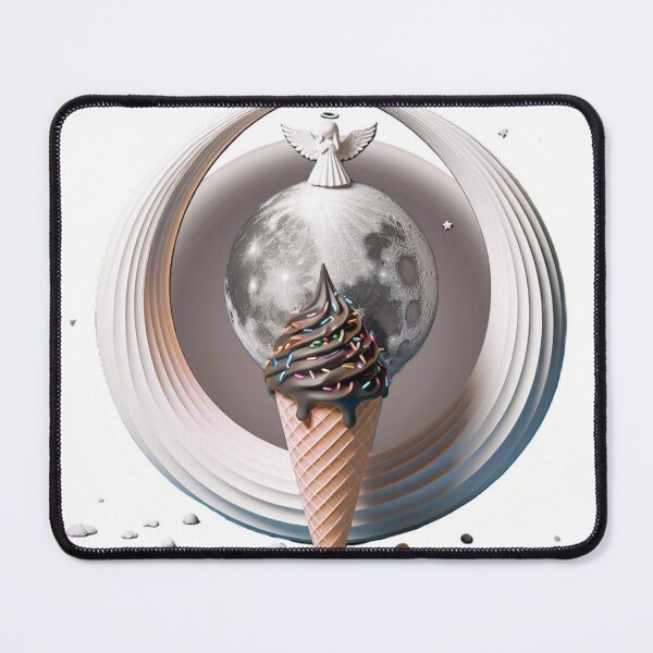 Item preview, angels and ice cream designed and sold by Quirkypixcelart.