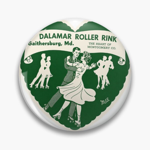 Item preview, Dalamar Roller Rink Gaithersburg Maryland Roller Skating Rink Sticker Decal Label designed and sold by tislord.