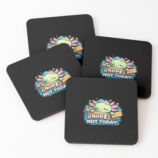 Item preview, Nope Not Today Cute Axolotl Mood designed and sold by Hobby-up.
