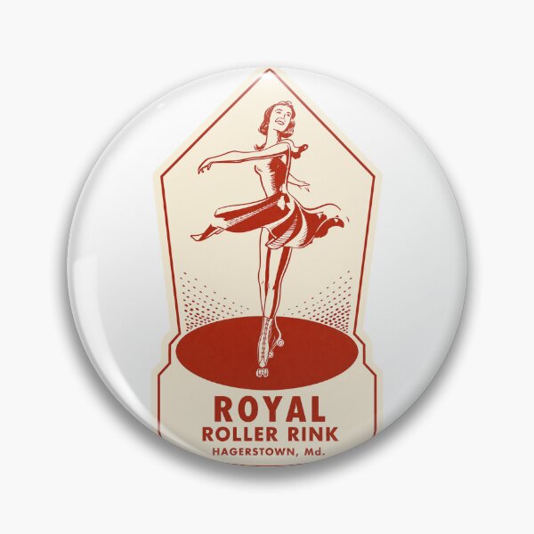 Item preview, Royal Roller Rink Hagerstown Maryland Roller Skating Rink Sticker Decal Label designed and sold by tislord.