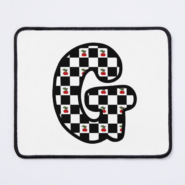 Item preview, Checkered Pattern “G” with Cherries designed and sold by SoaringMoon.