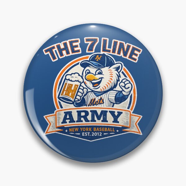 Item preview, The 7 Line Army Vintage New York Baseball Beer Fan Shirt designed and sold by GhostDawgs.