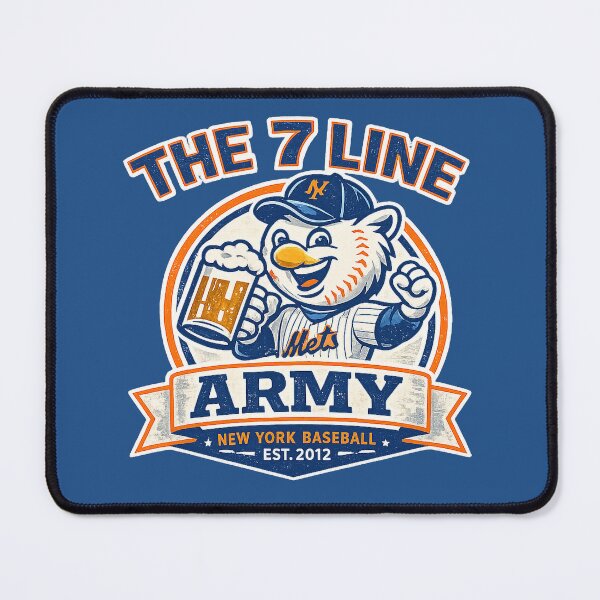 Item preview, The 7 Line Army Vintage New York Baseball Beer Fan Shirt designed and sold by GhostDawgs.