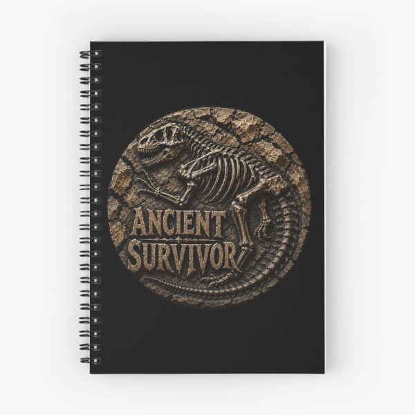 Item preview, Ancient Survivor Prehistoric Skeleton Design designed and sold by Spyshirt.