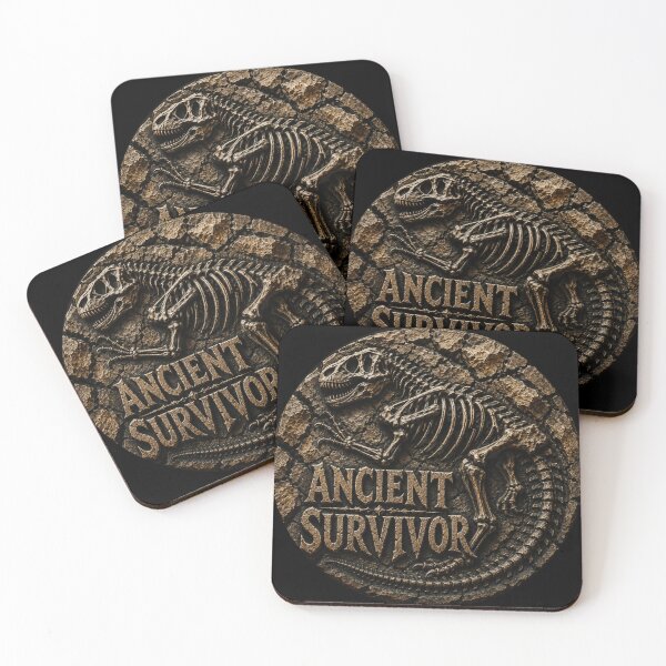 Item preview, Ancient Survivor Prehistoric Skeleton Design designed and sold by Spyshirt.