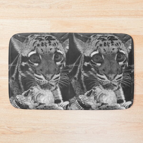 Item preview, Cloudy Leopard — Charcoal Portrait in Black and White designed and sold by David Mateo ArtWorks.