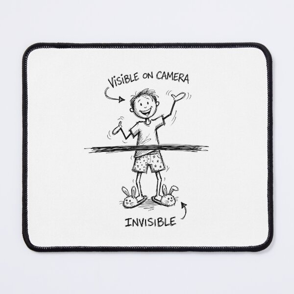 Item preview, Visible On Camera Invisible Remote Work From Home designed and sold by Fenay Designs.