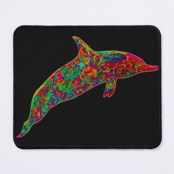 Item preview, Colorful Tribal Dolphin designed and sold by Guiarte SMS.
