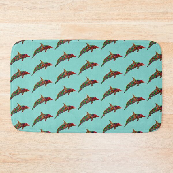 Item preview, Colorful Tribal Dolphin designed and sold by Guiarte SMS.