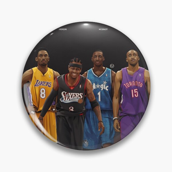 Item preview, 2000s hall of fame Basketball legends lebron Vince Carter Tracy Kobe Iverson Durant Wade designed and sold by purplehaze8915.