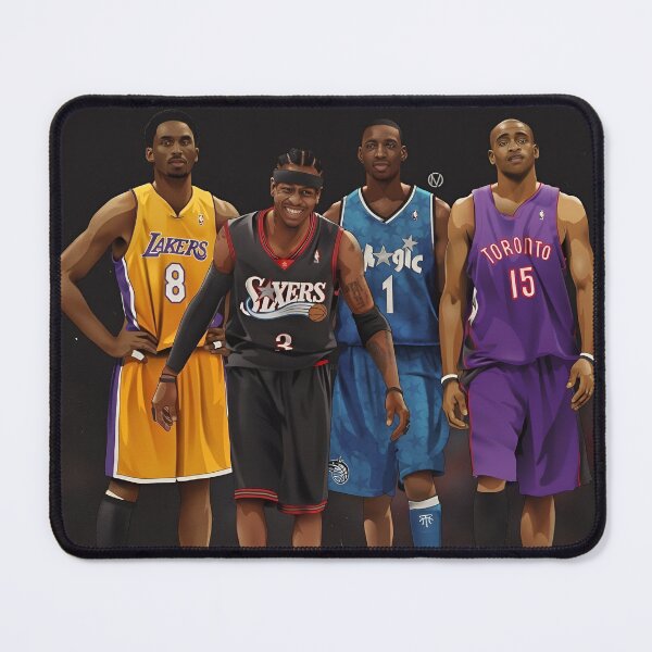 Item preview, 2000s hall of fame Basketball legends lebron Vince Carter Tracy Kobe Iverson Durant Wade designed and sold by purplehaze8915.