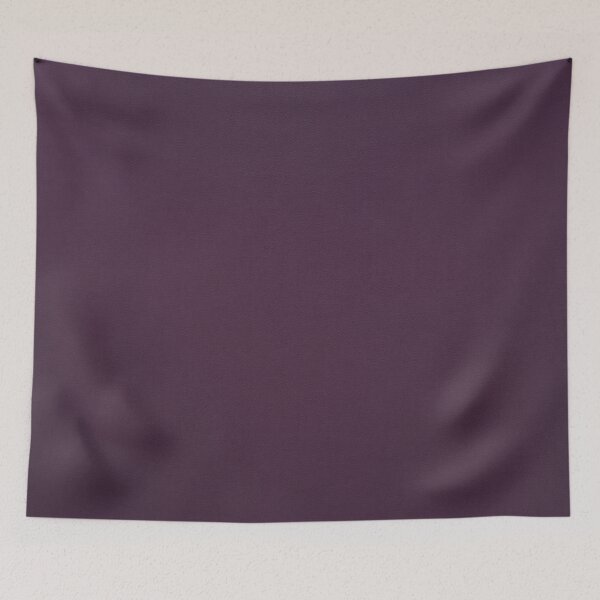 Item preview, Deep Purple Textured Minimalist | Rich Plum Solid Colour Digital Art designed and sold by Midnight Veil Designs.