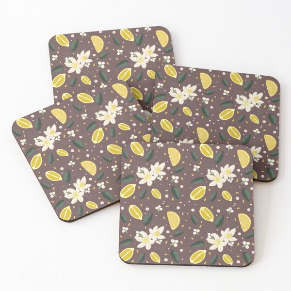 Item preview, Watercolour lemon set, citrus pattern, hand painted fruit collection, summer food pattern  designed and sold by idolizeyou.