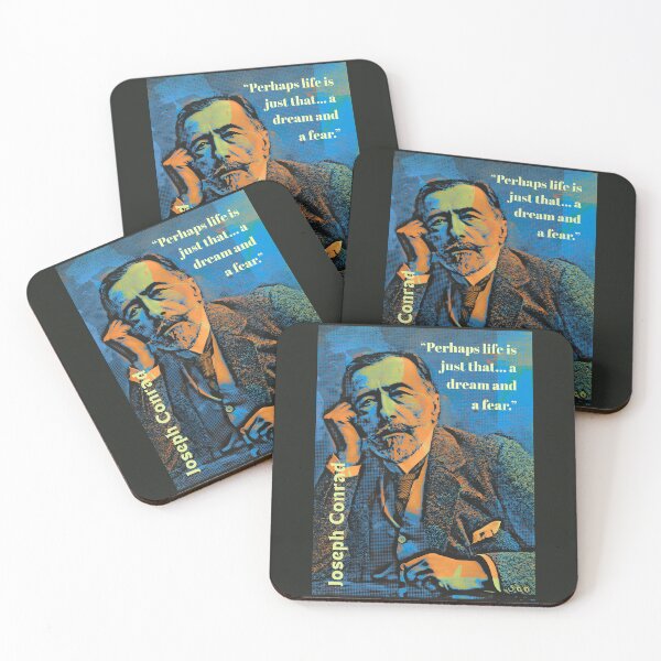 Item preview, Joseph Conrad quote: “Perhaps life is just that... a dream and  fear.” designed and sold by artbleed.
