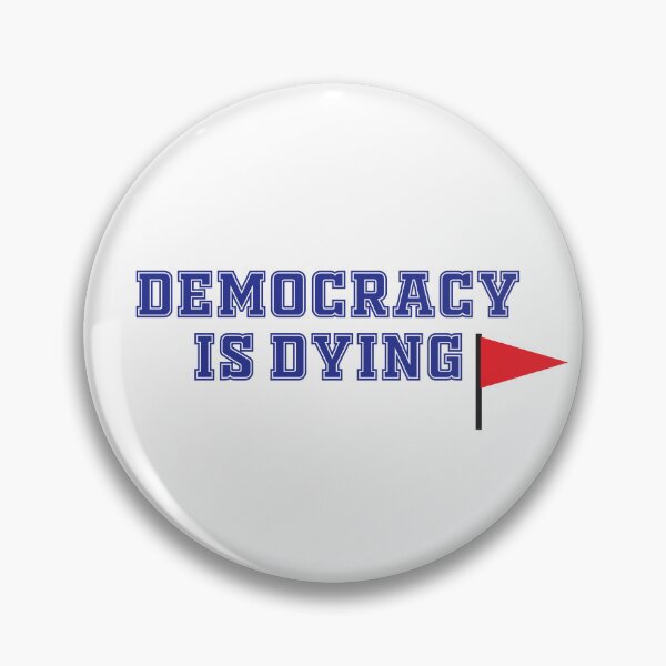 Item preview, Democracy Is Dying Shirt, Political Protest Tee, Anti Fascism Graphic T-Shirt, Activist Election Shirt, Civic Engagement Statement Top designed and sold by CocoCuts.