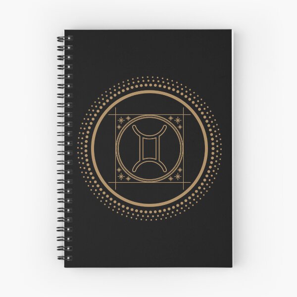 Item preview, Golden Gemini Zodiac Print | Modern Astrology Decor designed and sold by Megan-Alice.