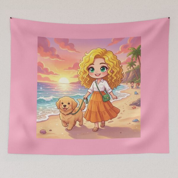 Item preview, Golden Retriever Shores designed and sold by Azurart2.
