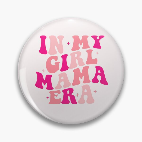 Item preview, In My Girl Mama Era Retro Groovy Pink Typography designed and sold by Siriusvibes.