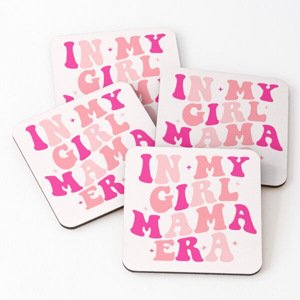 Item preview, In My Girl Mama Era Retro Groovy Pink Typography designed and sold by Siriusvibes.